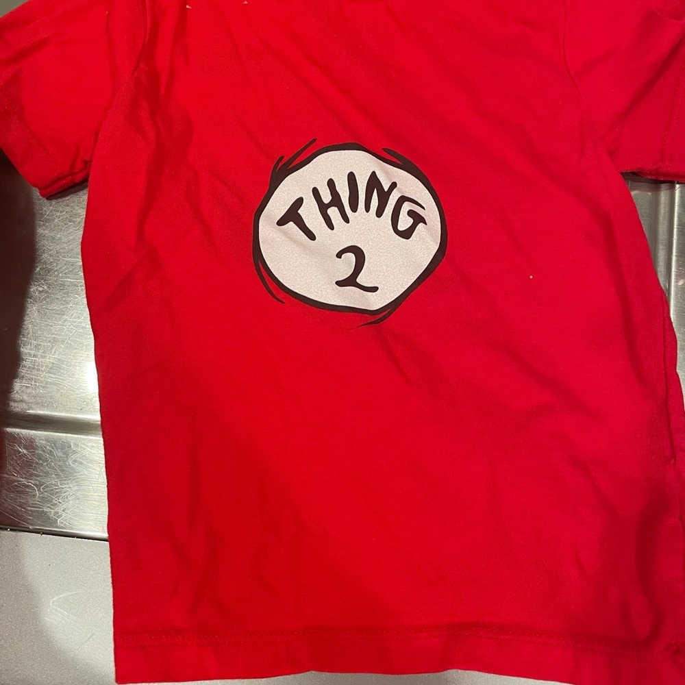 Thing 2 t shirt red